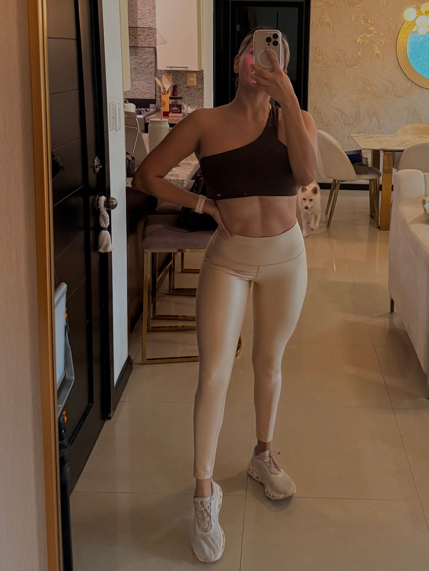 LEGGINGS METALIZADO DORADO