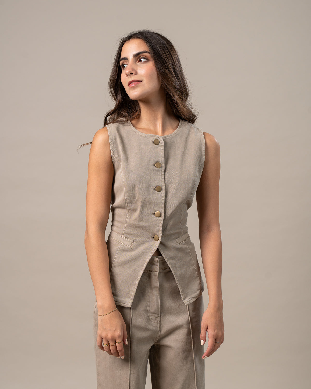 MOCHA DENIM SET