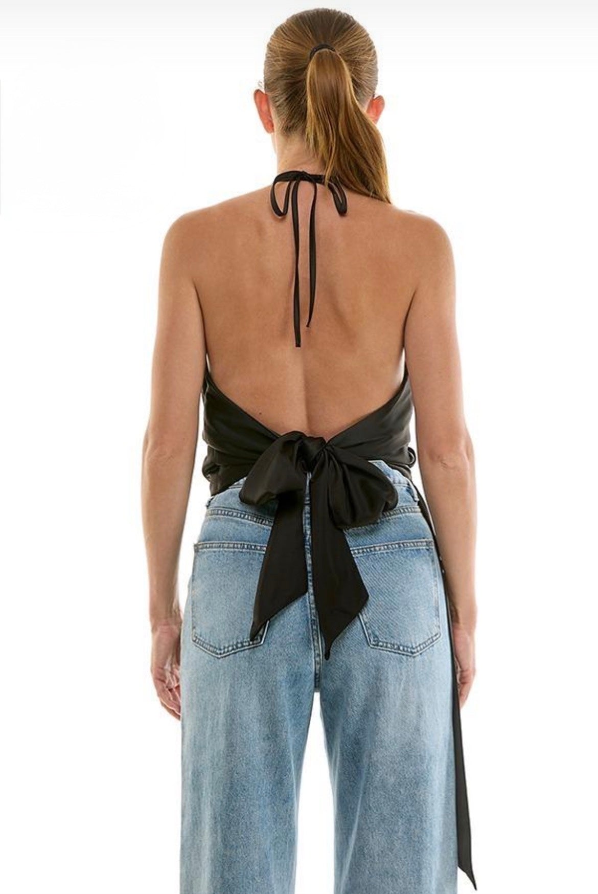 BLUSA ASIMÉTRICA HALTER