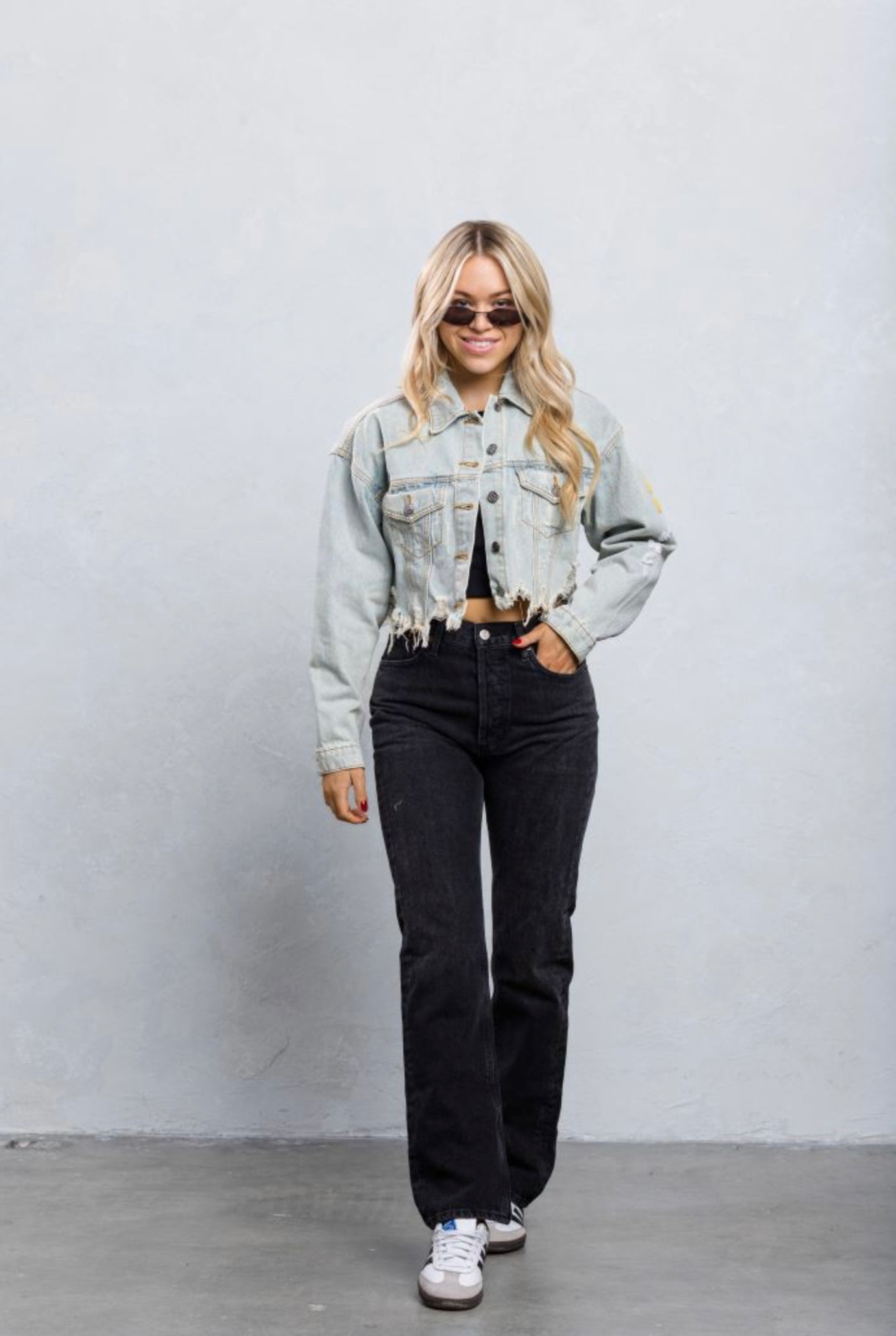 Denim Jacket Mona Lisa Pop ART