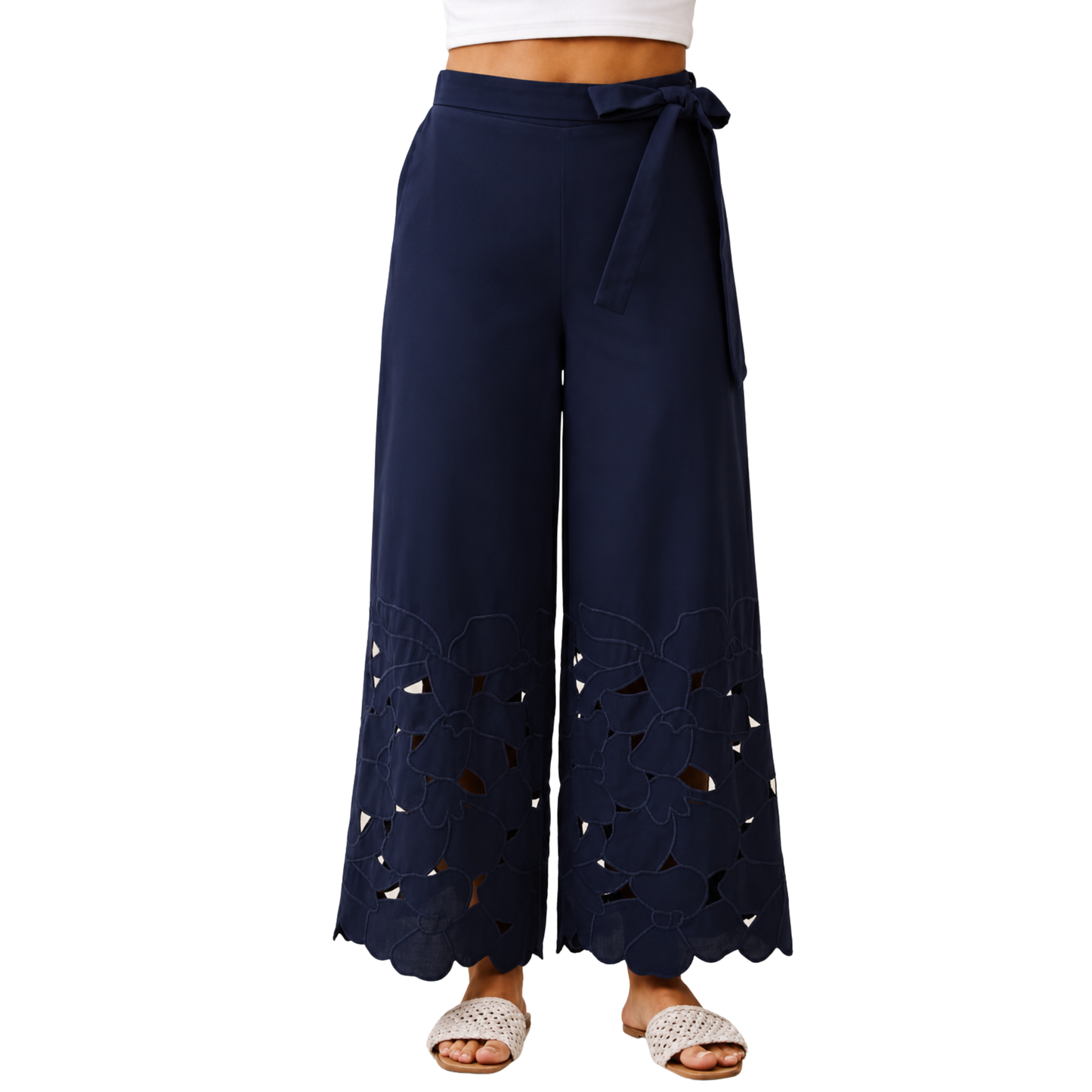 PANTALÓN BORDADO NAVY