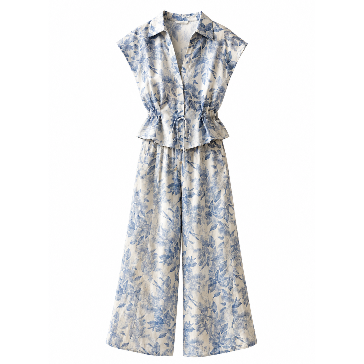 CONJUNTO ESTAMPADO HOJAS