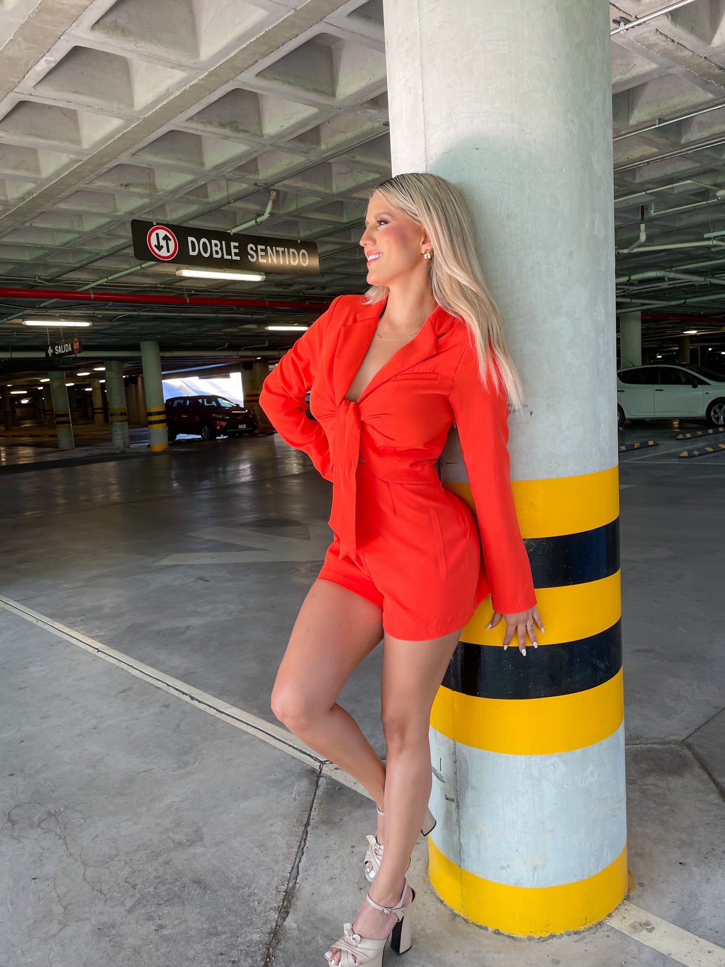 ROMPER DE VESTIR NARANJA