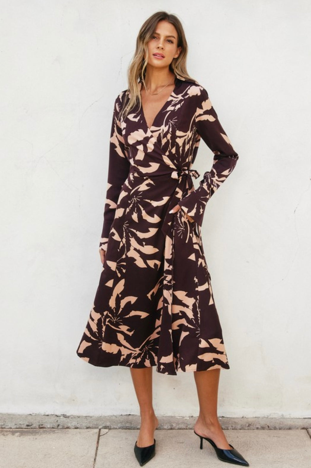 VESTIDO MIDI BURGUNDY