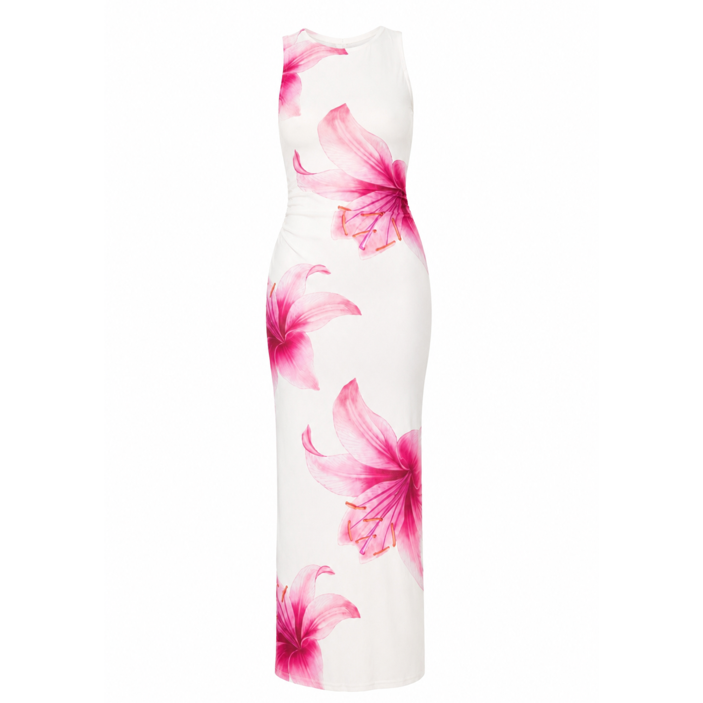 VESTIDO FLOWER PRINT MESH