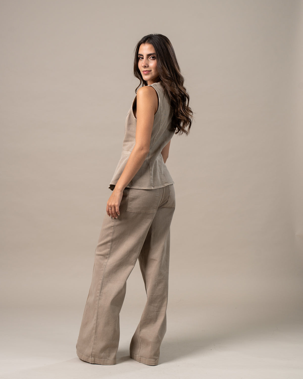 MOCHA DENIM SET