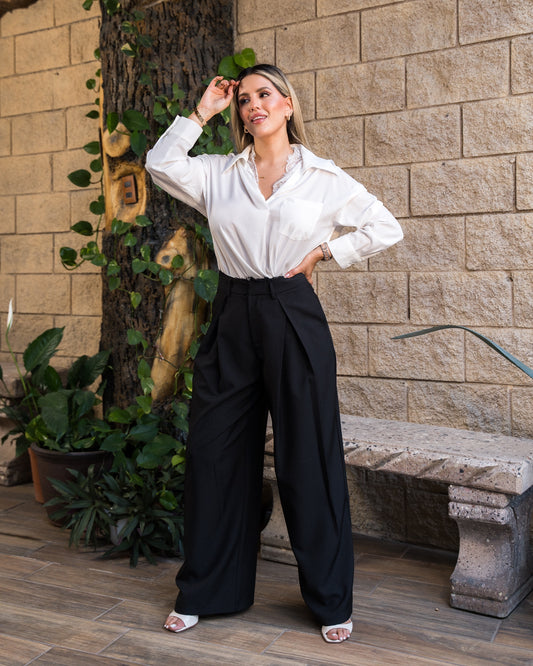 CONJUNTO BLACK & WHITE LACE