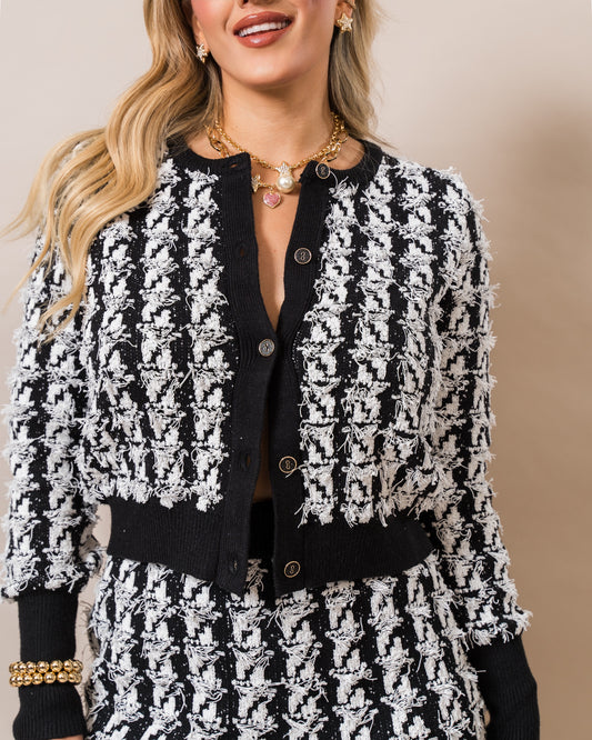 CARDIGAN DE PUNTO TEXTURIZADO