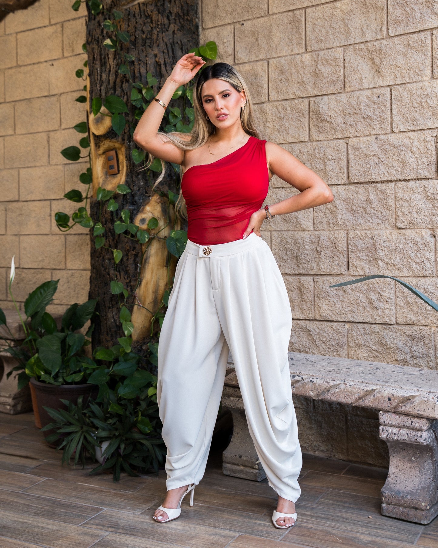 PANTALON CREAM ALADIN