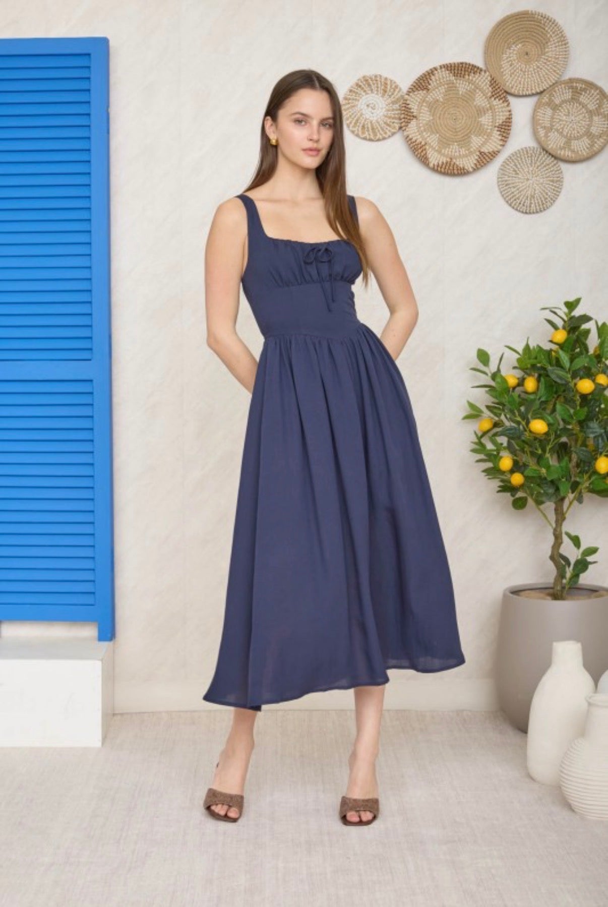 VESTIDO MIDI CORSET