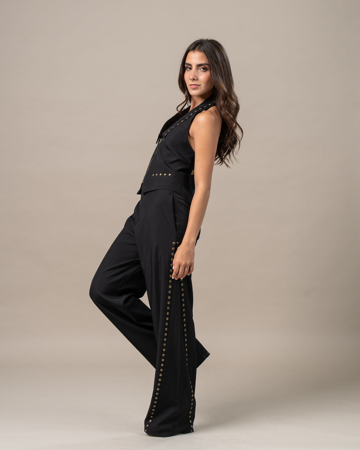 STUDDED PANTS