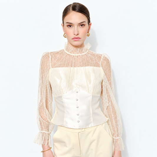 TOP LACE VANILLA