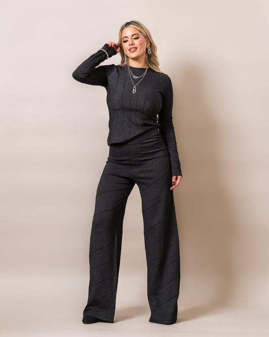 CONJUNTO DE PUNTO NEGRO SHINY